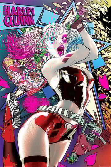 Plakat PYRAMID INTERNATIONAL, Batman (Harley Quinn Neon), 61x91 cm Pyramid International