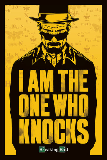 Plakat PYRAMID INTERNATIONAL, Breaking Bad - I Am The One Who Knocks, 61x91 cm Pyramid International