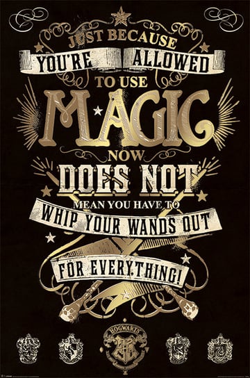 Plakat PYRAMID INTERNATIONAL, Harry Potter - Magic Maxi Poster, 61x91 cm Pyramid International