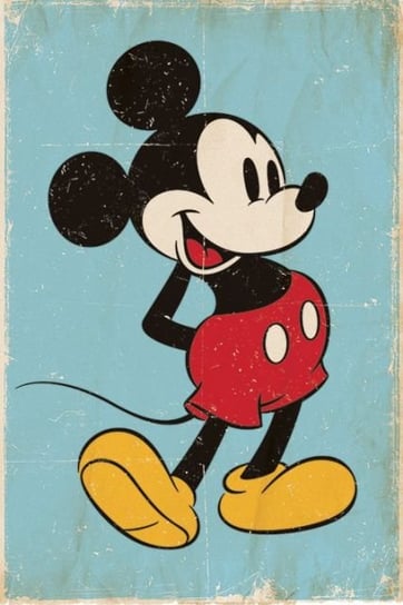 Plakat PYRAMID INTERNATIONAL Mickey Mouse RETRO, 61x91 cm Disney