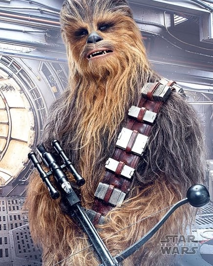Plakat PYRAMID INTERNATIONAL Star Wars The Last Jedi Chewbacca Bowcaster, 40x50 cm Star Wars gwiezdne wojny