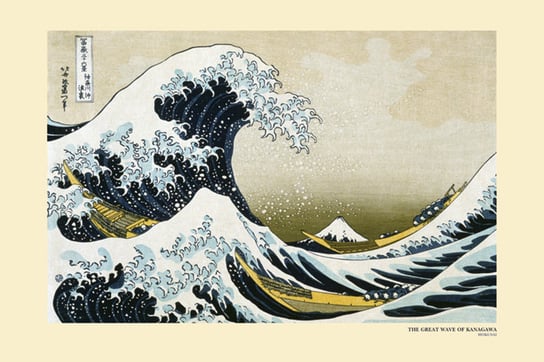 Plakat PYRAMID INTERNATIONAL, The Great Wave Of Kanagawa, 61x91 cm Pyramid International