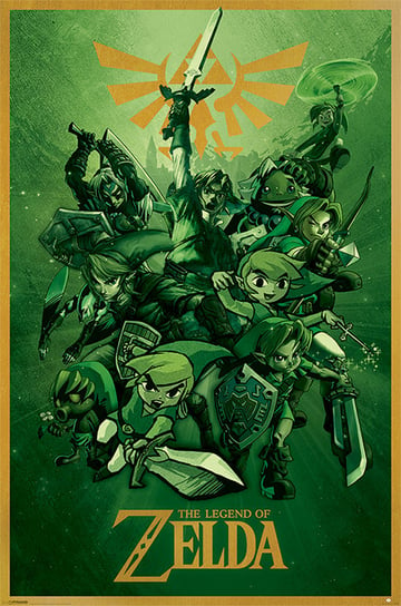 Plakat PYRAMID INTERNATIONAL, The Legend Of Zelda - Link, 61x91 cm Pyramid International
