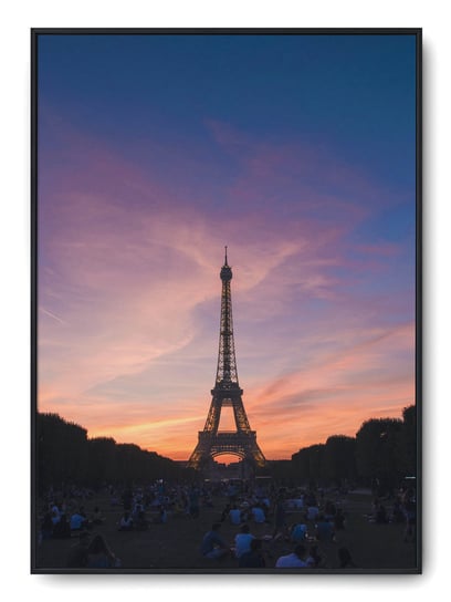 Plakat r 30x40 cm Wieża Eiffla Paryż Francja Śródm Printonia