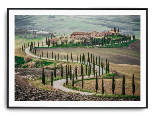 Plakat r 40x30 cm Toskania Droga Włochy Italia Printonia