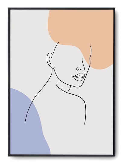 Plakat r 40x50 cm Kobieta Rysunek Szkic Grafika Printonia