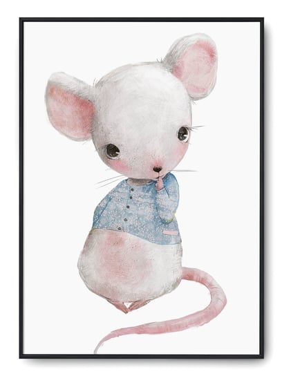 Plakat r 40x50 cm Pokój Dziecka Szczurek Chłopczyk Printonia