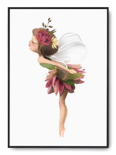 Plakat r 40x50 cm Pokój Dziecka Wróżka Dziewczynka Printonia