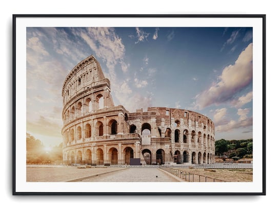Plakat r 91x61 cm Koloseum Zachód Słońca Rzym Włoc Printonia