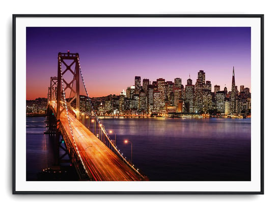 Plakat r 91x61 cm San Francisco Bay Bridge Kalifor Printonia