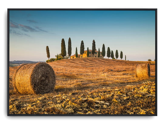 Plakat r 91x61 cm Toskania Włochy Italia Słońce Kr Printonia