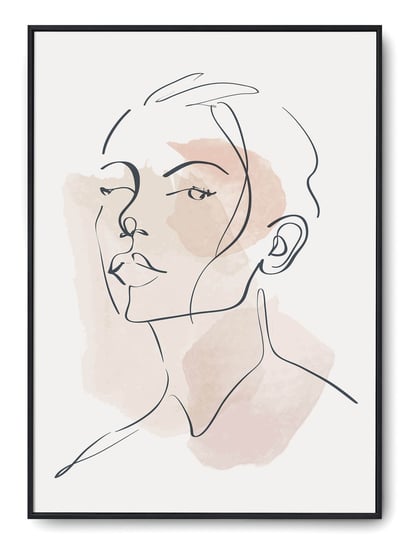 Plakat r A3 30x42 cm Kobieta Rysunek Szkic Grafika Printonia