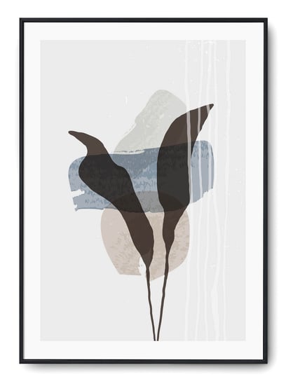 Plakat r A4 21x30 cm Grafika Geometria Kwiaty Boho Printonia