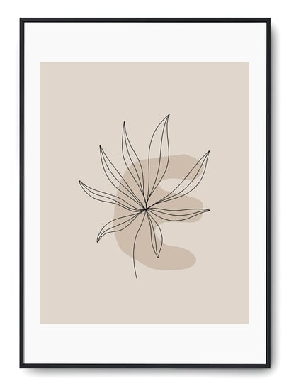 Plakat r A4 21x30 cm Grafika Geometria Kwiaty Boho Printonia
