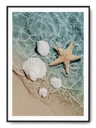 Plakat r A4 21x30 cm Plaża Woda Relaks Ocean Morze Printonia