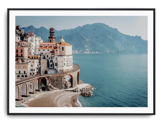 Plakat r A4 30x21 cm Amalfi Italy Włochy Krajobraz Printonia