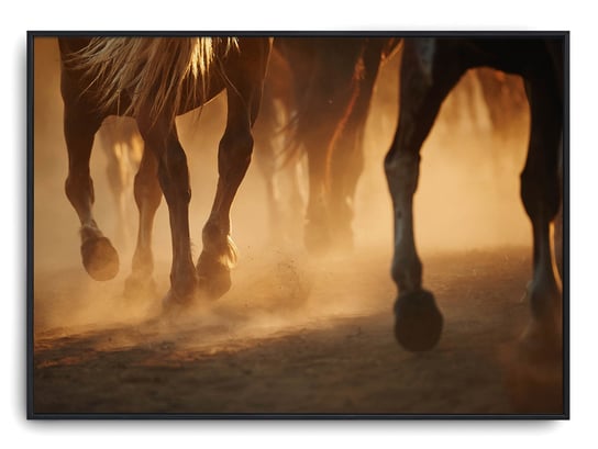 Plakat r A4 30x21 cm Konie Zwierzęta Natura Printonia