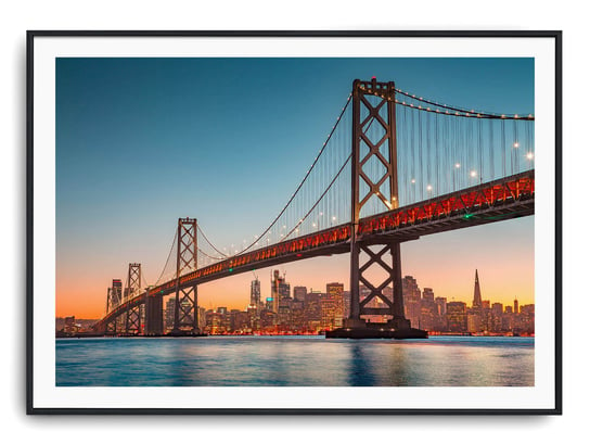 Plakat r B1 100x70 cm San Francisco Bay Bridge Ame Printonia