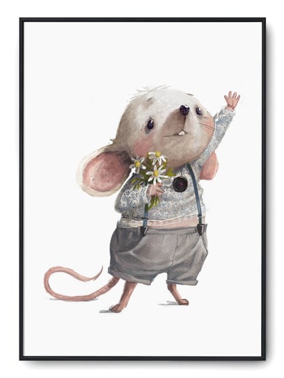 Plakat r B1 70x100 cm Pokój Dziecka Szczurek z Kwi Printonia