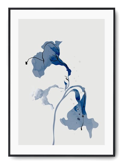 Plakat r B2 50x70 cm Grafika Geometria Kwiaty Rysu Printonia