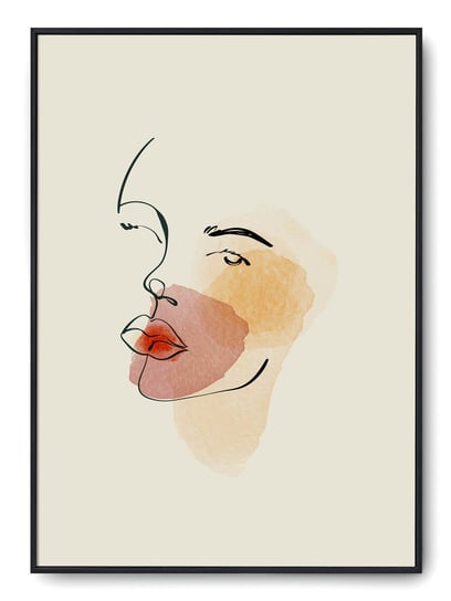 Plakat r B2 50x70 cm Kobieta Rysunek Szkic Grafika Printonia