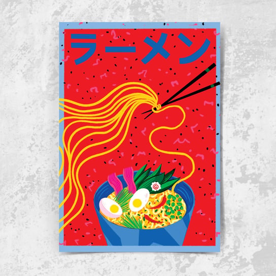 Plakat Ramen Japonia Azja - 30 x 40 cm/Make Wall Inna marka