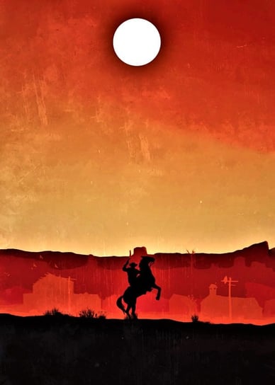 Plakat, Red Dead Redemption Vintage Poster v2, 29,7x42 cm reinders