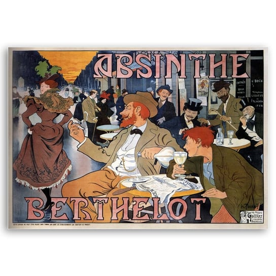 Plakat Reklamowy Absinthe Berthelot 50x70 Legendarte