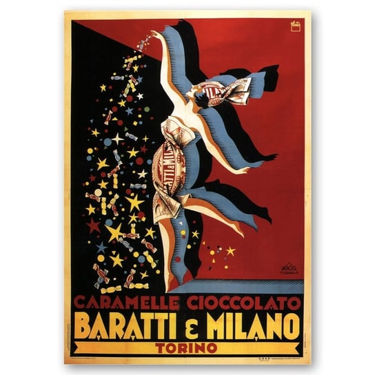 Plakat Reklamowy Baratti & Milano 50x70 Legendarte