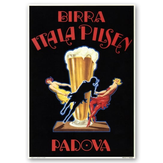 Plakat Reklamowy Birra Itala Pilsen 50x70 Legendarte