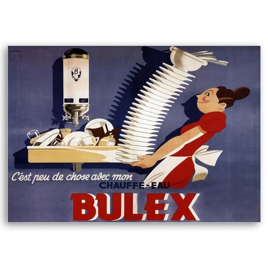 Plakat Reklamowy Bulex - Water Heater 50x70 Legendarte