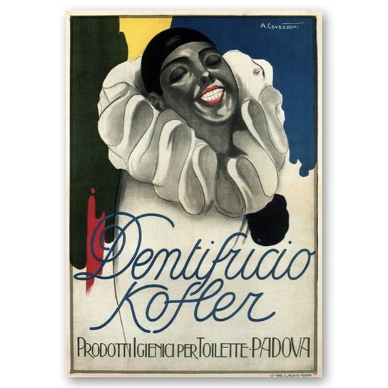 Plakat Reklamowy Dentifricio Kofler 50x70 Legendarte