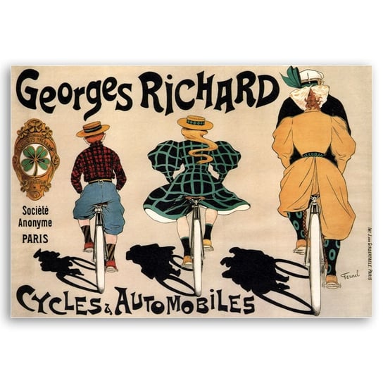 Plakat Reklamowy G. Richard - Cycles II 50x70 Legendarte