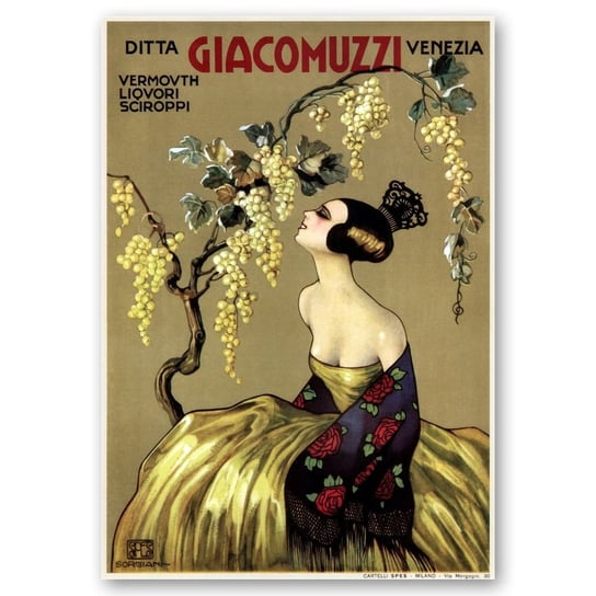 Plakat Reklamowy Giacomuzzi 50x70 Legendarte