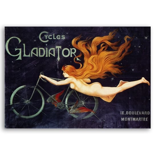 Plakat Reklamowy Gladiator Cycles 50x70 Legendarte