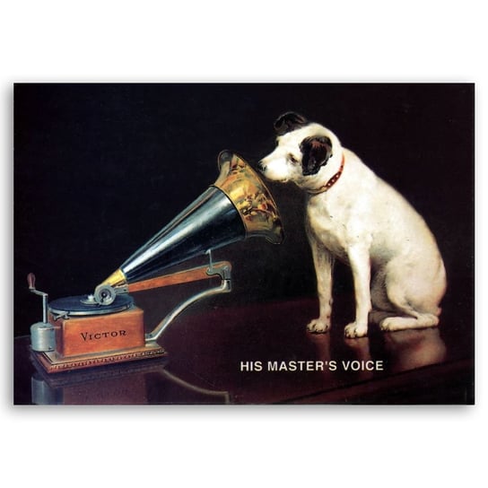 Plakat Reklamowy His Master'S Voice 50x70 Legendarte