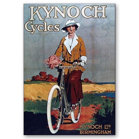 Plakat Reklamowy Kynoch Cycles 50x70 Legendarte