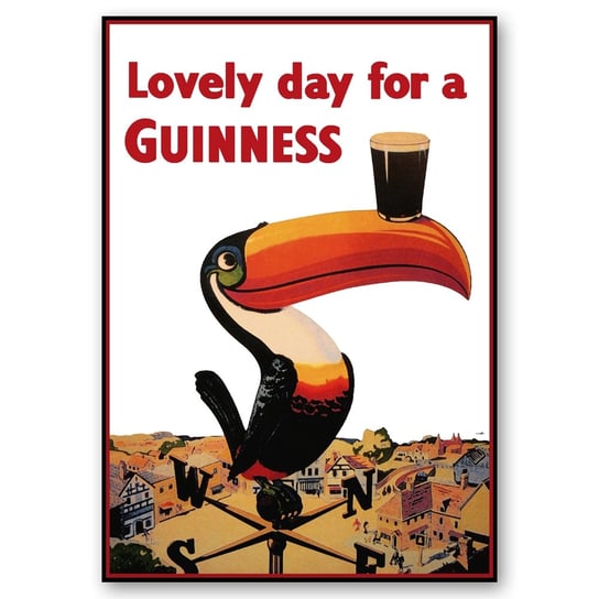 Plakat Reklamowy Lovely Day For A Guinness 50x70 Legendarte