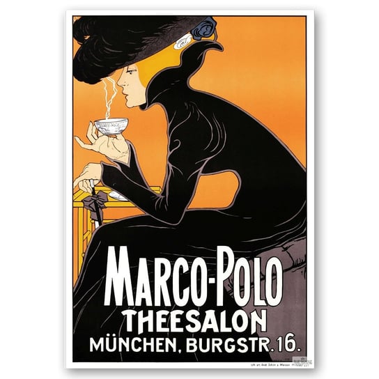 Plakat Reklamowy Marco Polo Theesalon 50x70 Legendarte