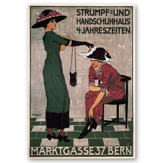 Plakat Reklamowy Marktgasse 37 Bern 50x70 Legendarte