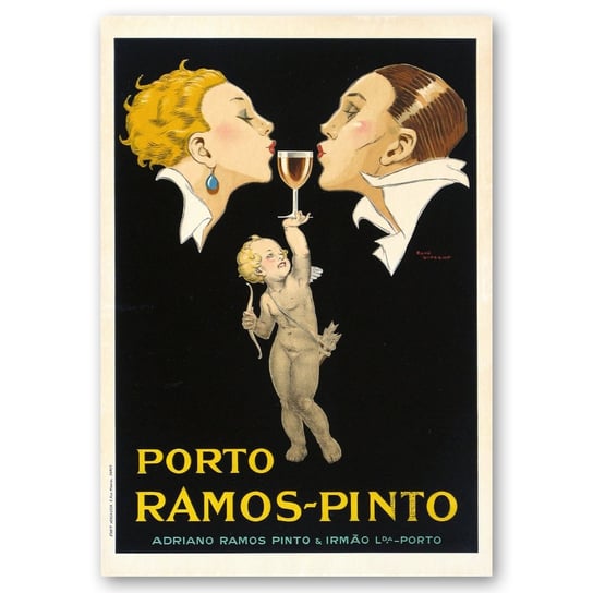 Plakat Reklamowy Porto Ramos-Pinto 50x70 Legendarte