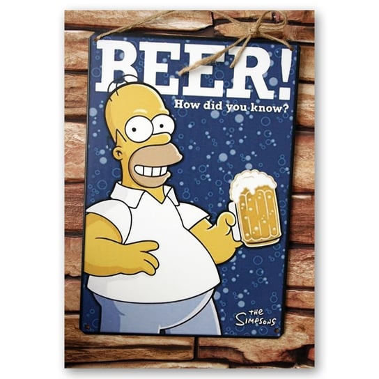 Plakat Reklamowy Simpsons' Beer 50x70 Legendarte