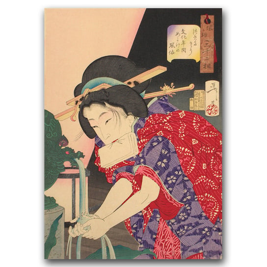 Plakat retro Japoński Takehisa-Yumeji Ukiyo-e A1 Vintageposteria