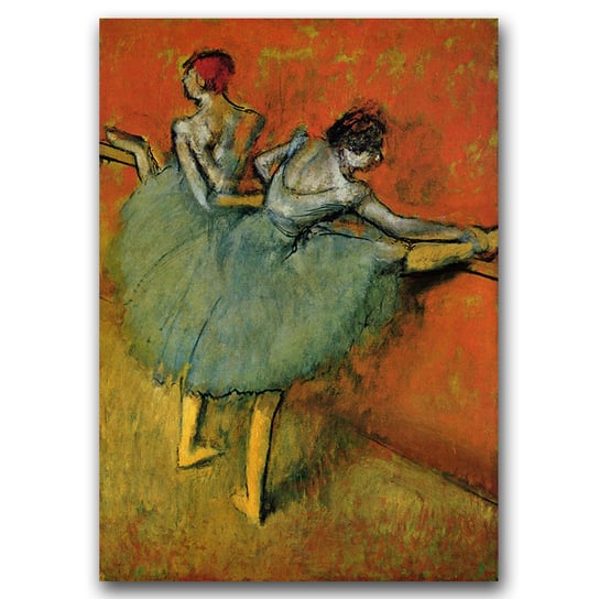 Plakat retro Tancerze w barze Degas Edgar A1 Vintageposteria