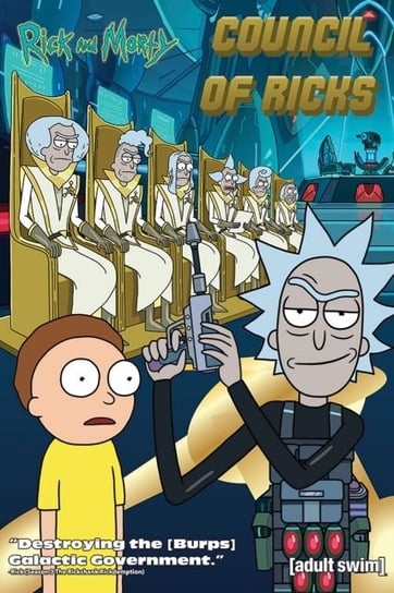 Plakat, Rick And Morty Council Of Ricks, 61x91 cm RICK AND MORTY