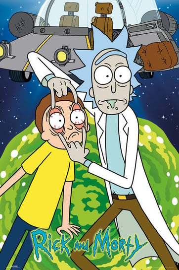 Plakat, Rick and Morty Ufo, 61x91,5 cm Inny producent