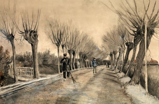 Plakat, Road in Etten, Vincent van Gogh, 59,4x42 cm reinders