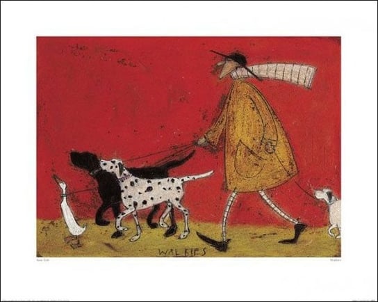 Plakat, Sam Toft Doris z psami, 50x40 cm reinders