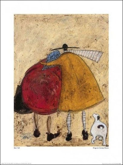 Plakat, Sam Toft Hugs w drodze do domu, 40x50 cm reinders