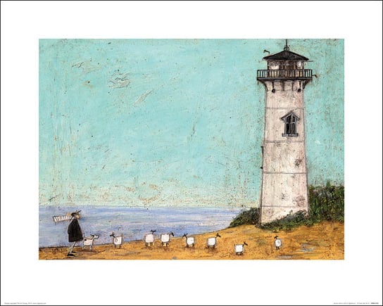 Plakat, Sam Toft Seven Sisters And A Lighthouse, 50x40 cm Pyramid Posters